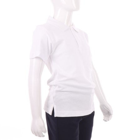 MAMAJUM lühikeste varrukatega polo särk 10-000005, valge, 158/164 cm 10-000005