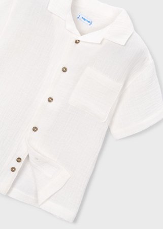 MAYORAL lühikeste varrukatega särk, cream, 3.116-50, 98  cm 