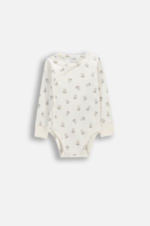 COCCODRILLO pikkade varrukatega hõlmikbodi, beež, WC6112603HUN-003-062, 62 suurus 