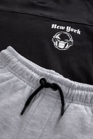 NEXT lühikeste varrukatega t-särk ja lühikesed püksid, E45729, 152