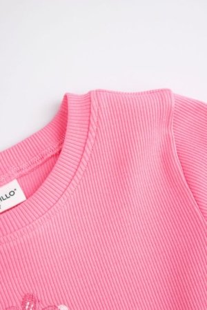 COCCODRILLO pikkade varrukatega kleit, roosad, 