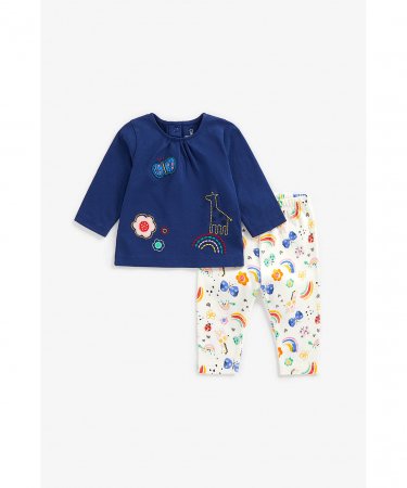 MOTHERCARE pikkade varrukatega t-särk + retuusid, ZB747 548124