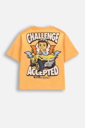 COCCODRILLO lühikeste varrukatega t-särk, oranžid, WC6143203LBD-006-110, 110 