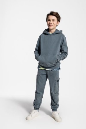 COCCODRILLO kapuutsiga kampsun SAGE TIME BOY JUNIOR, sinine, WC5132302SBJ-014-164, 164 cm 