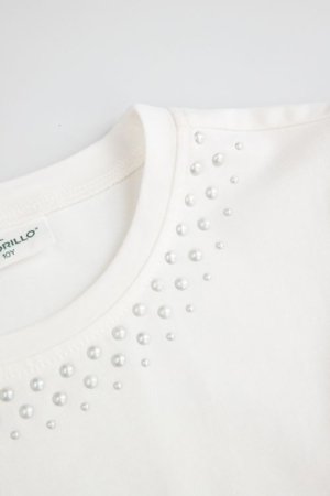 COCCODRILLO t-särk, kreemjas, cm 