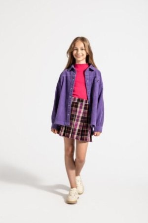 COCCODRILLO long sleeved shirt ACADEMY GIRL JUNIOR, lillad, ZC4152002AGJ-016-164, 164 cm 