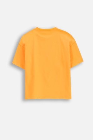COCCODRILLO lühikeste varrukatega särk MAXITROPIC GIRL KIDS, oranž, WC5143204MGK-006-122, 122 cm 