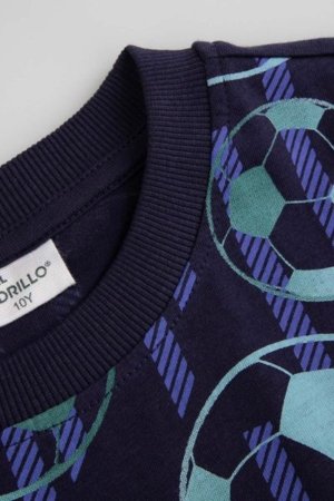 COCCODRILLO t-shirt EVERYDAY BOY A, blue, ZC5143220VBA-015-140, 140 cm 