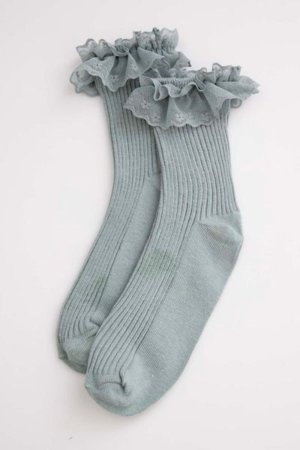 COCCODRILLO sokid SOCKS GIRL, roheline, WC5382211SOG-031-033, 33 cm 