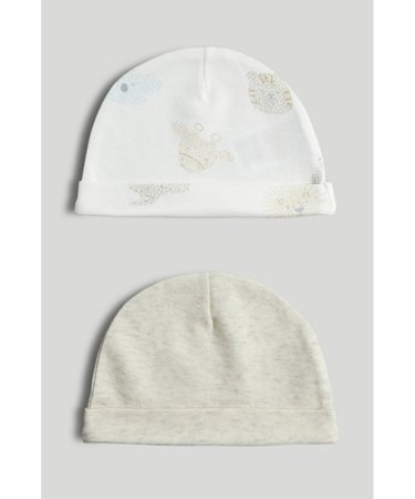 MOTHERCARE cepure 2 gab., AV51601 NEWBORN 