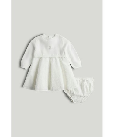 MOTHERCARE pikkade varrukatega kleit ja aluspesu, AV50101 74 cm 