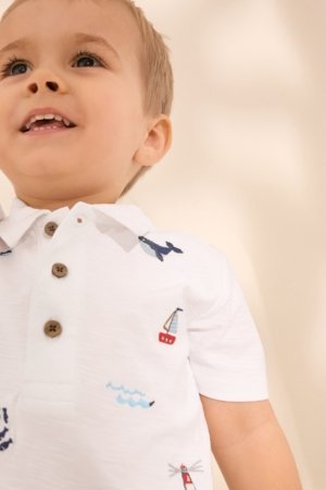 NEXT lühikeste varrukatega polosärk, AG8738, 98-104