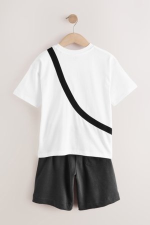 NEXT lühikeste varrukatega t-särk, lühikesed püksid ja käekott, AG3518 140