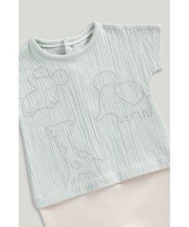 MOTHERCARE lühikeste varrukatega särk ja säärised, LL806 80 