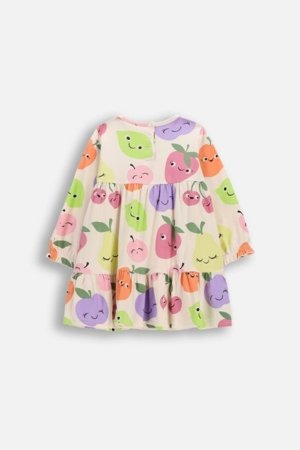 COCCODRILLO pikkade varrukatega kleit, beež, WC6129101HGN-022-080, 80 suurus 