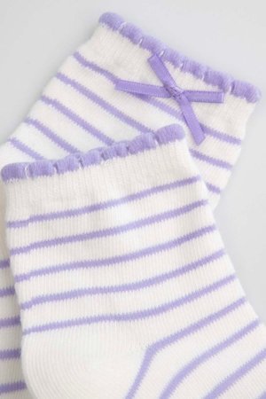 COCCODRILLO socks, purple, WC6382206SOG-016-033, 33/36 size 