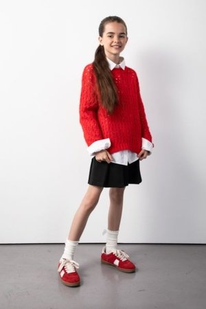 COCCODRILLO kampsun FABOLOUS GIRL JUNIOR, punane, ZC5172102FGJ-009-164, 164 cm 