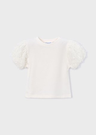 MAYORAL lühikeste varrukatega t-särk, natural, 3.001-49, cm 