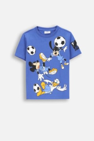COCCODRILLO t-shirt LICENCE BOY, sinised, ZC4143206LBD-014-122, 122 cm 