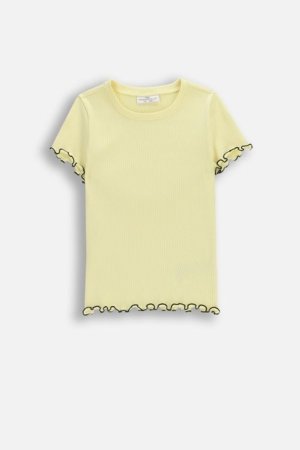 COCCODRILLO lühikeste varrukatega t-särk, kollased, cm 