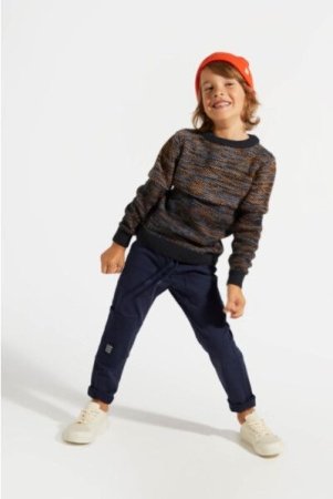 COCCODRILLO joggers DIGITAL BOY KIDS, tumesinised, ZC4119101DBK-015-122, 122 cm 