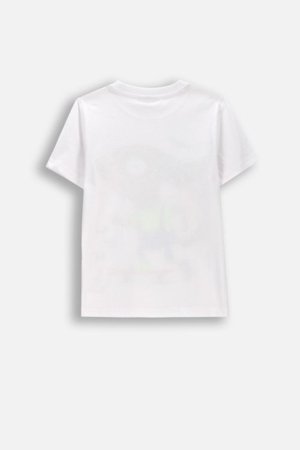 COCCODRILLO lühikeste varrukatega t-särk, valged, WC6143217VBB-001-122, 122 suurus 