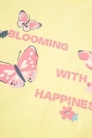 COCCODRILLO lühikeste varrukatega t-särk, kollased, WC6143201FGK-004-122 