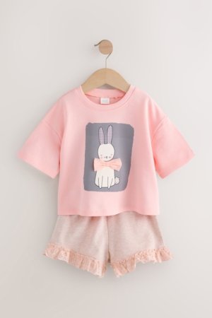 NEXT lühikeste varrukatega t-särk ja lühikesed püksid, E55507 92-98