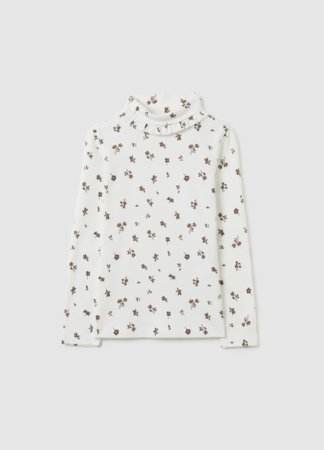 OVS Pikkade varrukatega ja kõrge kraega T-särk, 134 cm, 002487297 