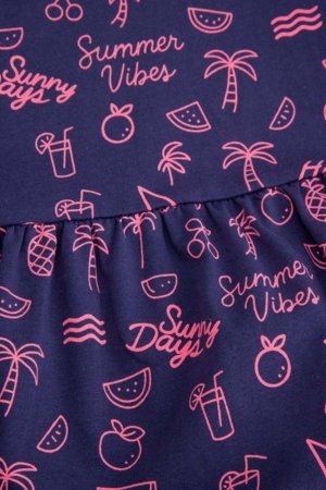 COCCODRILLO lühikeste varrukatega kleit, tumesinine, WC6129203VGB-015-128, 128 suurus 