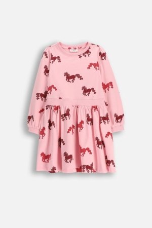 COCCODRILLO pikkade varrukatega kleit, roosa, WC6129101GGK-033-110, 110 suurus 