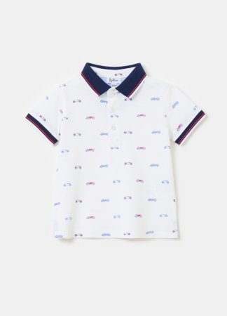 OVS lühikeste varrukatega polo särk, valged, , 001988907 