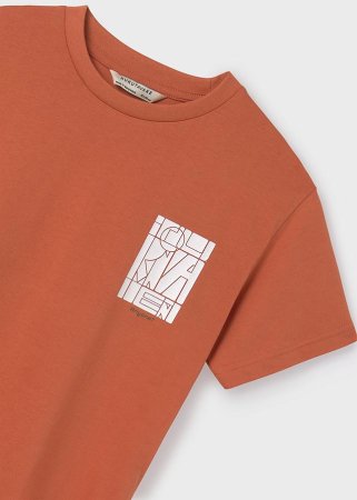 MAYORAL lühikeste varrukatega t-särk 7C, clay, 6033-37 