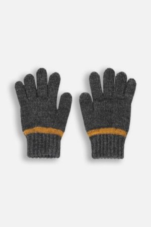 COCCODRILLO gloves ACCESSORIES WINTER BOY, graphite, ZC4360307AWB-020-L, L cm 
