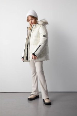 COCCODRILLO jakk OUTERWEAR GIRL JUNIOR, kreemjas, cm 