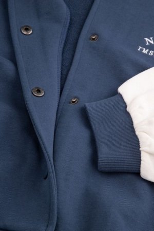 COCCODRILLO tõmblukuga pusa, tumesinine, WC6132201FGJ-015-146, 146 suurus 