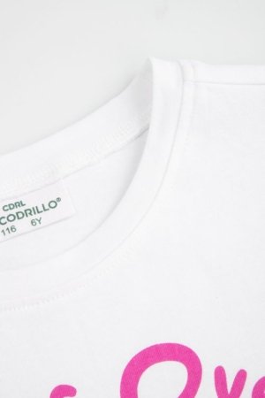 COCCODRILLO lühikeste varrukatega t-särk, valged, WC6143206SGK-001-110, 110 cm 