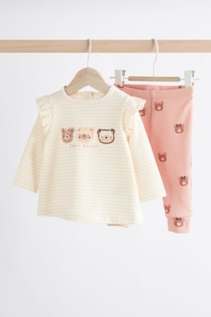 NEXT pikkade varrukatega t-särk + retuusid, Q95424 80-86 