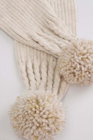 COCCODRILLO scarf ACCESSORIES WINTER GIRL, beige, ZC4369102AWG-002-000, one size cm 