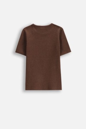 COCCODRILLO lühikeste varrukatega särk NOSTALGIC MEADOW GIRL JUNIOR, pruun, WC5143202NGJ-018-164, 164 cm 