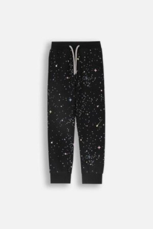 COCCODRILLO joggers WORLD OF PIXEL BOY KIDS, mustad, ZC4120102WBK-021-122, 122 cm 