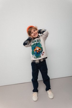 COCCODRILLO püksid, sinine, ZC5119101YBK-015-110, 110 cm 