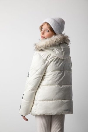 COCCODRILLO jakk OUTERWEAR GIRL JUNIOR, kreemjas, cm 