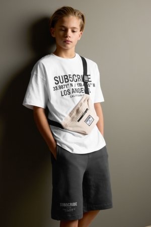 NEXT lühikeste varrukatega t-särk, lühikesed püksid ja käekott, AG3518 140