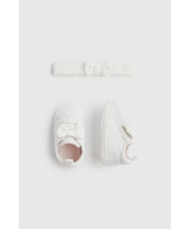 MOTHERCARE tekstiilist jalanõud ja peapael, HD68 