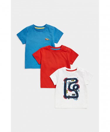 MOTHERCARE lühikeste varrukatega t-särk, 3 tk., EC260 630261