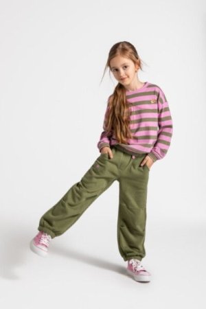 COCCODRILLO joggers MYSTIC NATURE GIRL KIDS, rohelised, ZC4120201MGK-011-122, 122 cm 