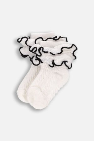 COCCODRILLO socks, cream, WC6382202SOG-003-003, 2/3 size 