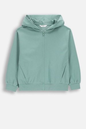 COCCODRILLO kapuutsiga tõmblukuga pusa, roheline, cm 