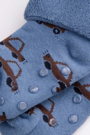 COCCODRILLO socks SOCKS BOY, tumesinised, ZC4382701SOB-015-019, 19/22 cm 